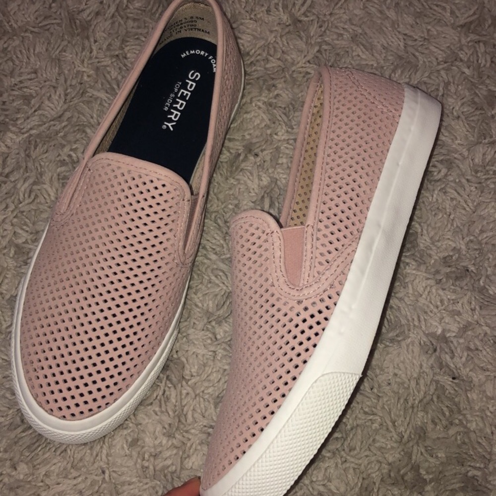 Sperry slip-on seaside sneaker- rose. BRAND NEW